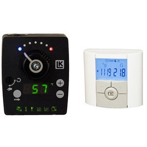LK 120 Smart Comfort Indoor Temperature Mixing Valve Controller ¾" Sweat Valve Kit - Tarm Biomass - 1